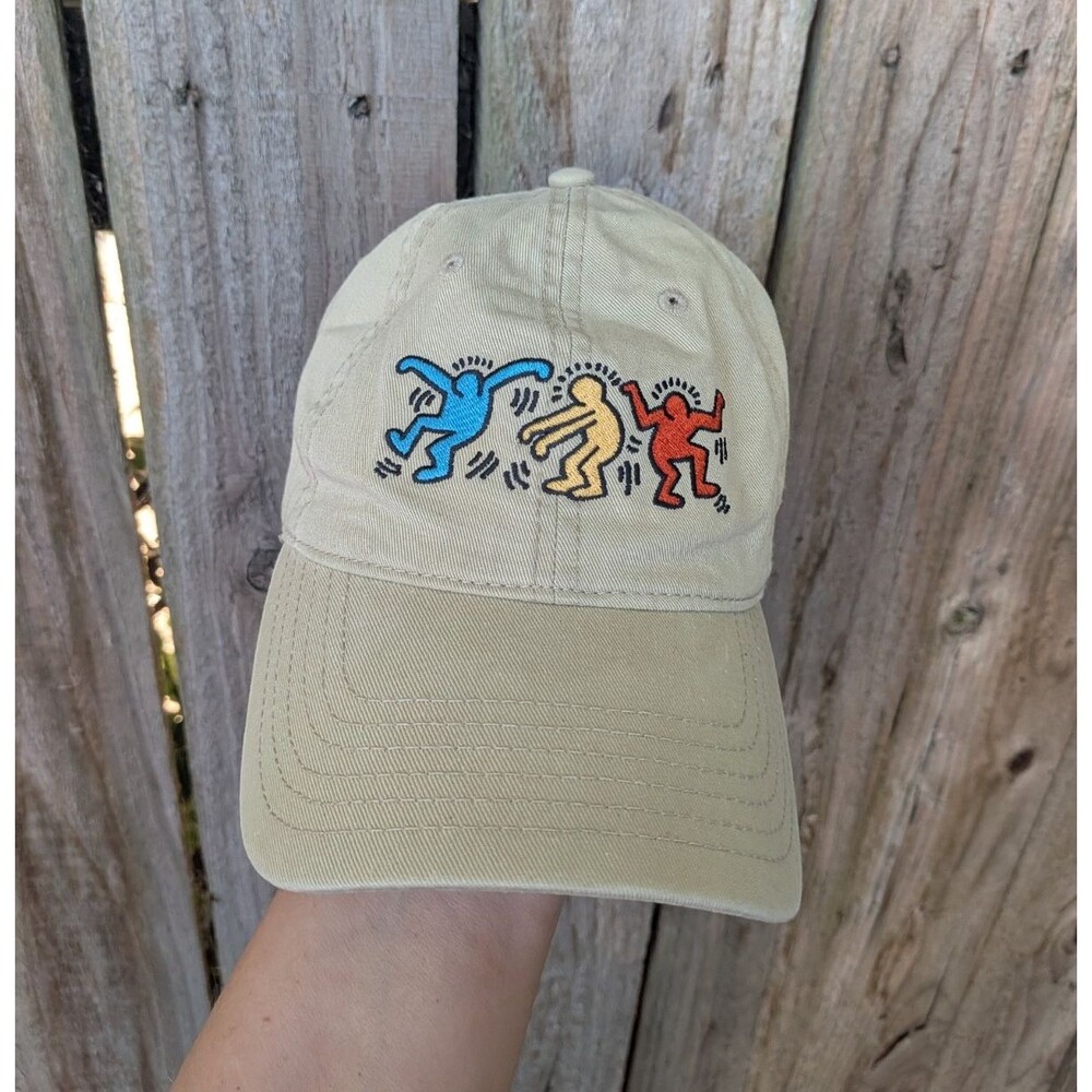 Keith Haring Hat Strapback Beige Blue Yellow Red Dancers Mad Engine Artestar Men